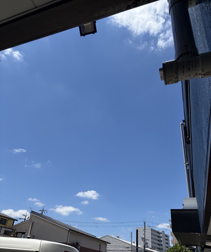晴れた青空